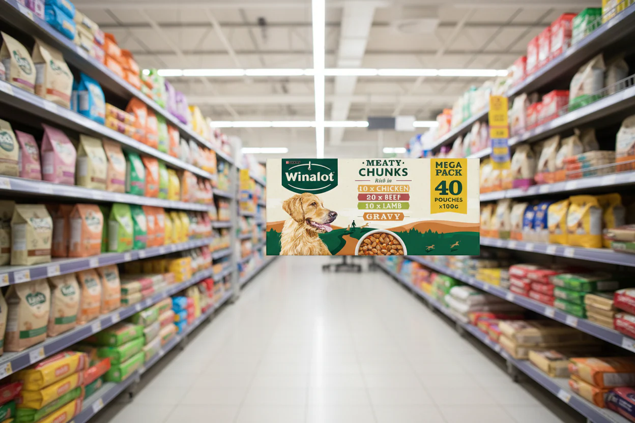 Winalot Dog Meaty Chunks Gravy Selection  - 40X100GM - Image 2