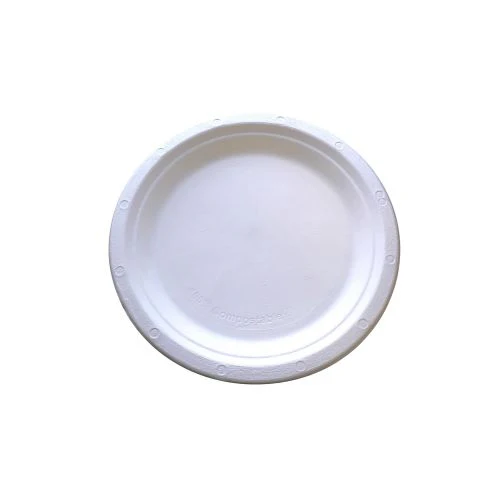 10 x Bagasse Plate Round 8.75Inch - Image 3