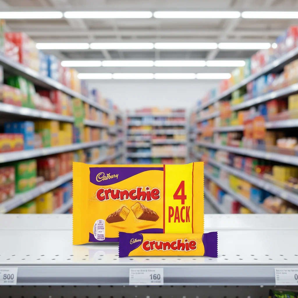 10 x Cadbury Crunchie Bars 4 X 26.1G (104.4G) - Image 3
