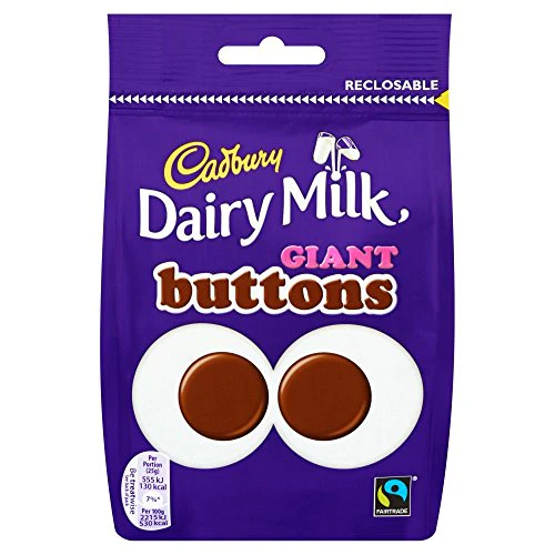 10 x Cadbury Dairy Milk Buttons 119G - Image 3