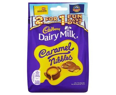10 x Cadbury Dairy Milk Caramel Nibbles 120G - Image 3
