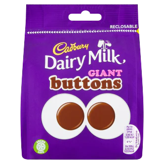 10 x Cadbury Giant Buttons 85Gm - Image 3