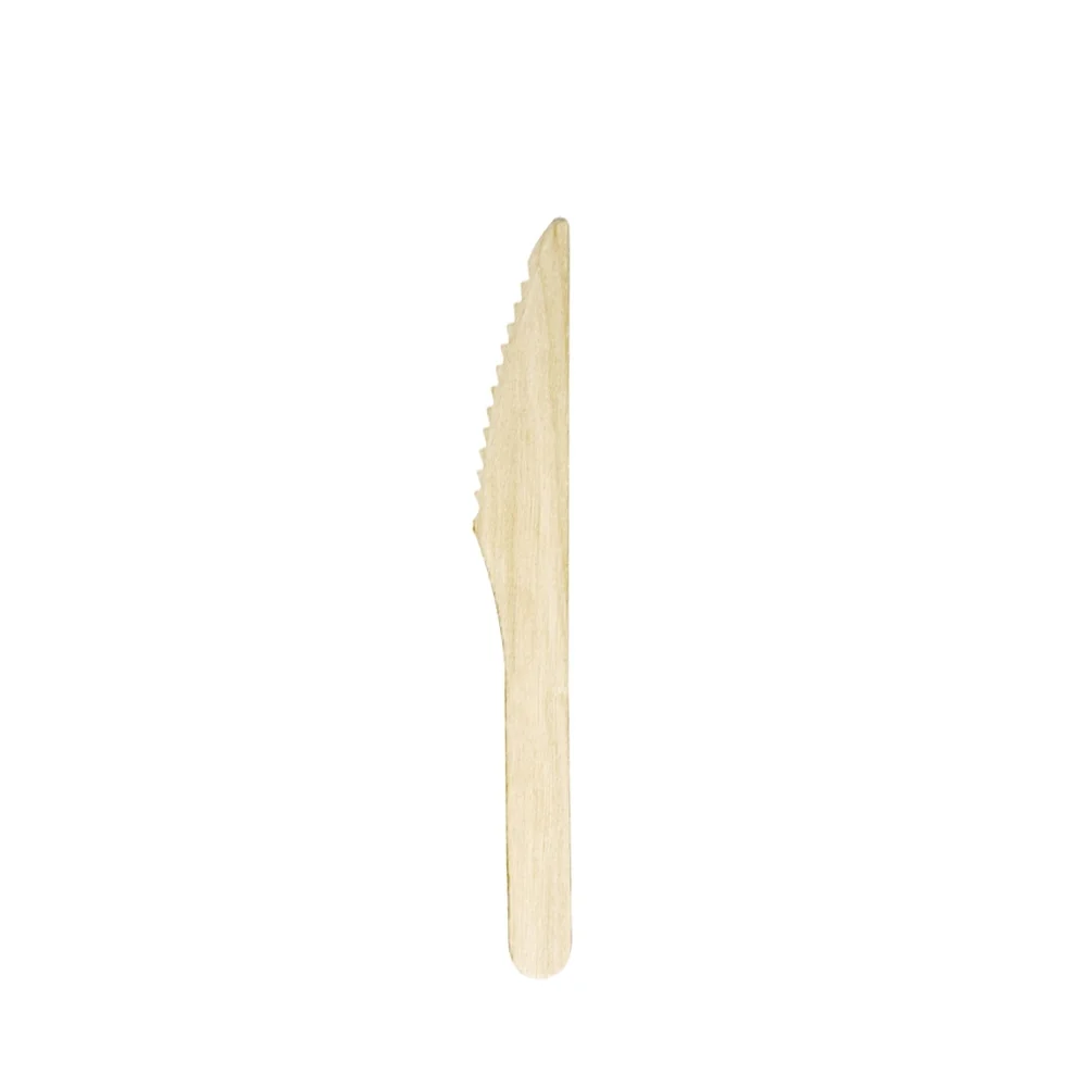 10 x D2E Cutlery Wooden Knife 6.5In 100Pk X 10 - Image 3