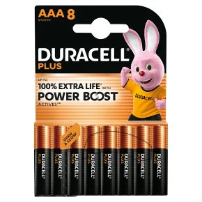 10 x Duracell Batteries Power Boost AAA - 8 PACK - Image 3