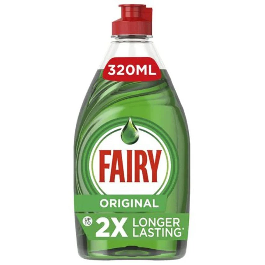 10 x Fairy Original Washing Up Liquid Green With Liftaction 320Ml - Image 3