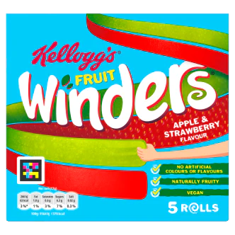 10 x Fruit Winders Strawberry & Apple 5Pk 17GM - Image 2