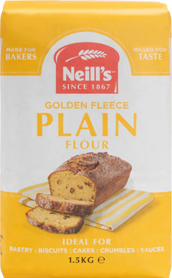 10 x Neills Golden Fleece Plain Flour 1.5Kg - Image 2