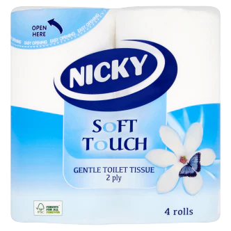 10 x Nicky Soft Touch White 4 Roll - Image 3