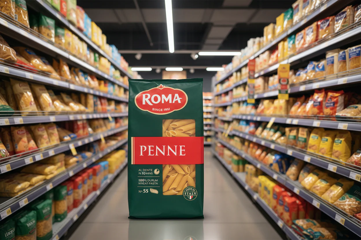 10 x Roma Penne Pasta 500G - Image 2