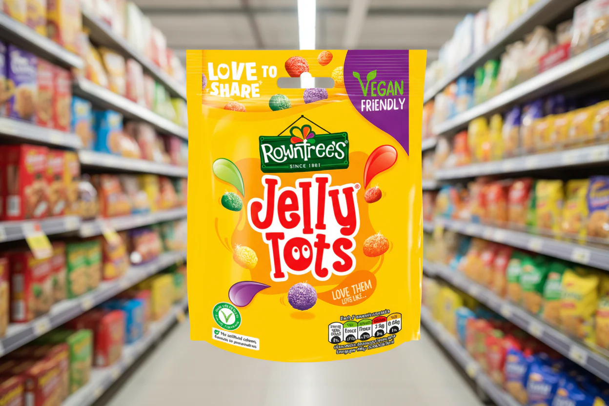 10 x Rowntree's Jelly Tots Sweets Sharing Bag 150G - Image 2