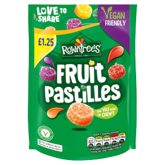 10 x Rowntrees Fruit Pastilles Sharing Bag - 114Gm - Image 3