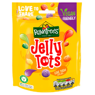 10 x Rowntrees Jelly Tots Pouch (Vegan) 150Gm - Image 3