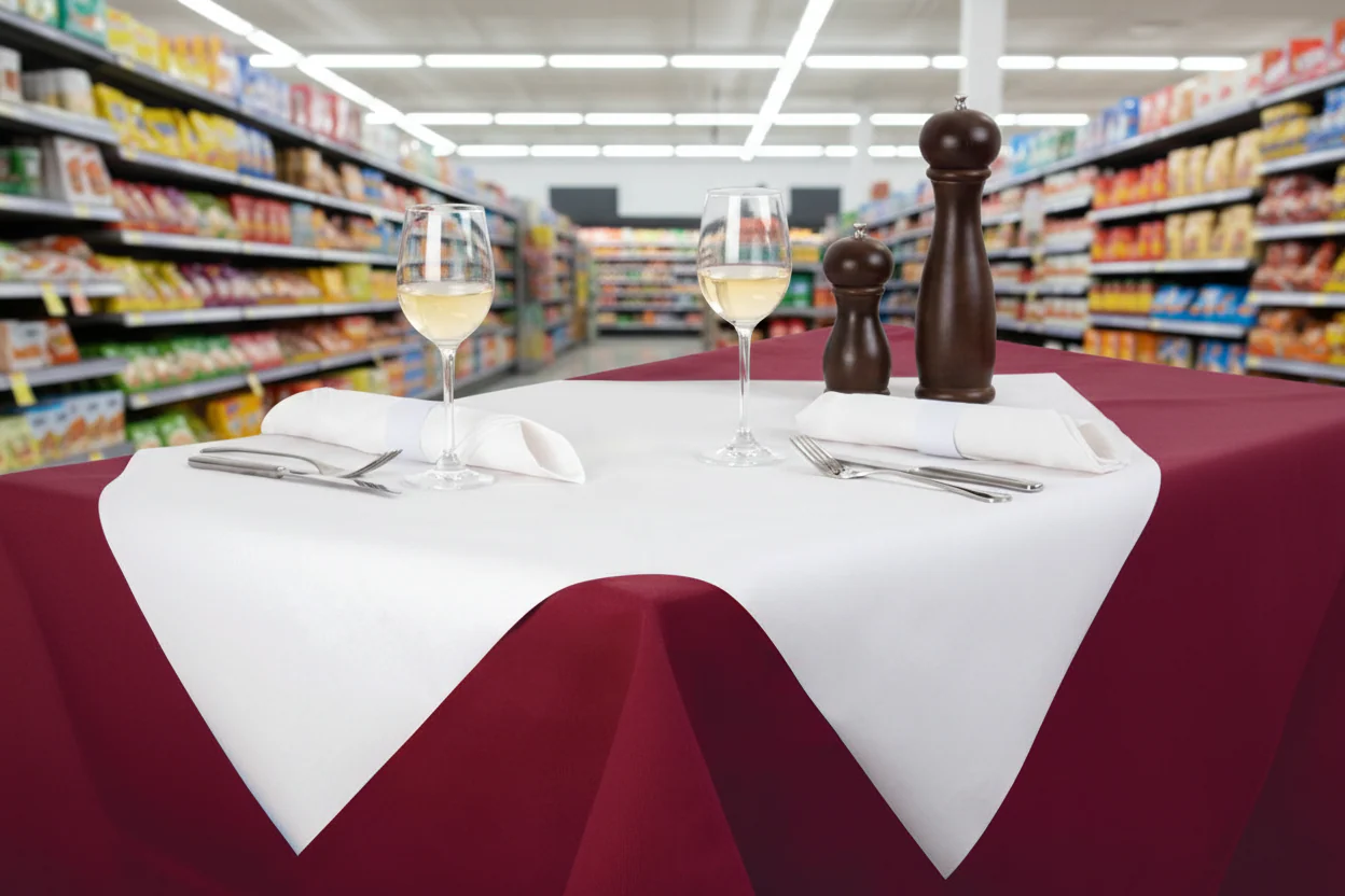 10 x Tork Table Cover White 90Cm - Image 3