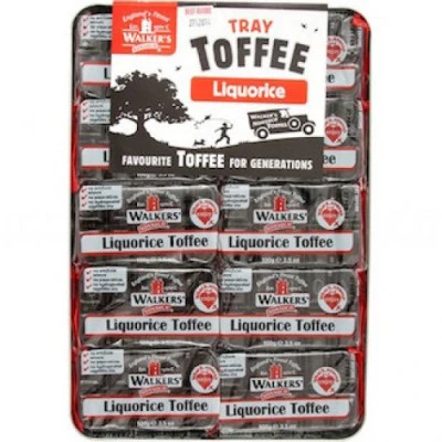 10 x Tray Walkers Liquorice Toffee 100Gm - Image 3