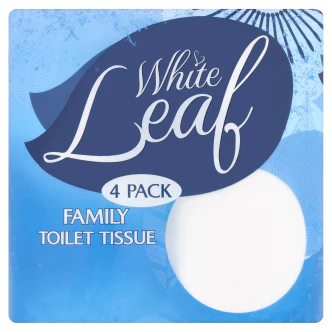 10 x White Leaf 4 Roll - Image 3