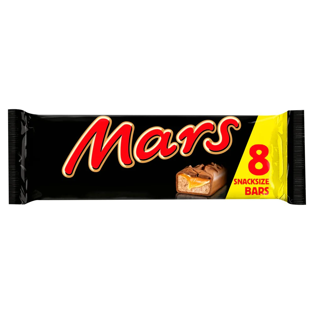 11 x Mars Chocolate Snack Size Bars Multipack 8pk - 304GM - Image 3