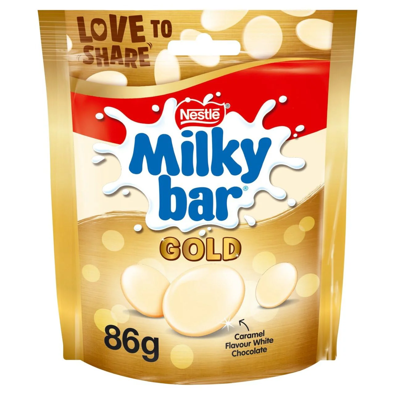 11 x Milkybar Gold Caramel Flavour White Chocolate 86G - Image 3