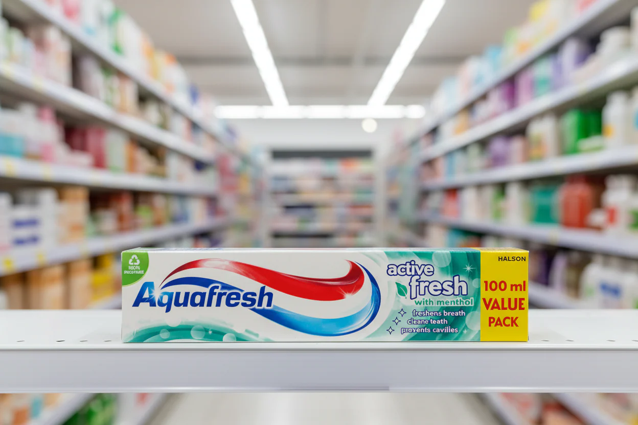 12 x Aquafresh Toothpaste Active Fresh - 100ML - Image 2