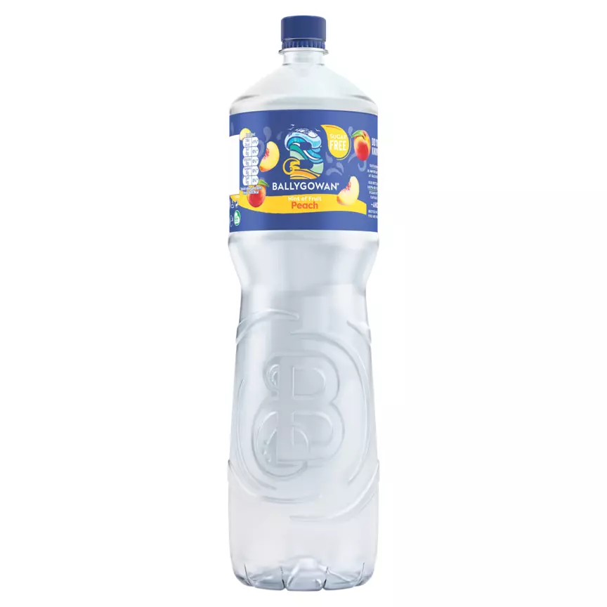 12 x Ballygowan Hint Of Fruit Peach 1.5L - Image 2