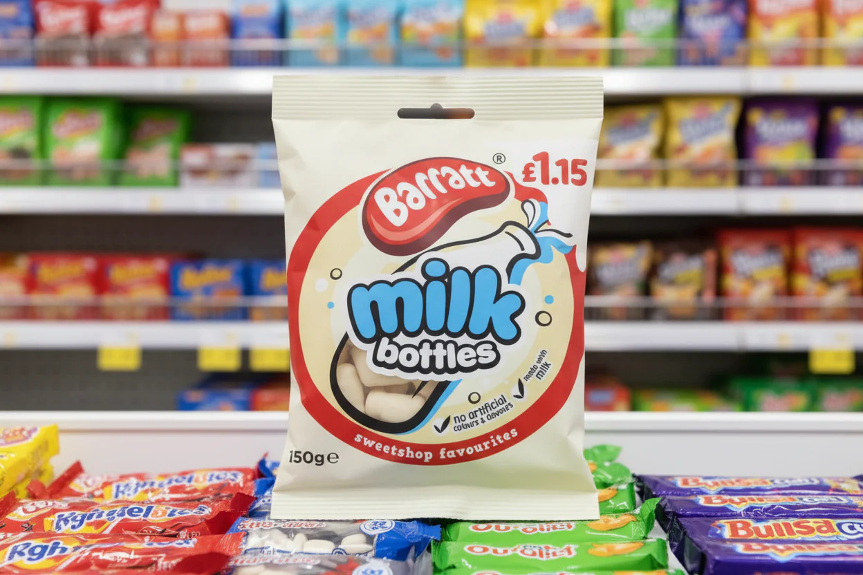 12 X Barratt Sweet Shop Milk Bottles 150G - Image 2