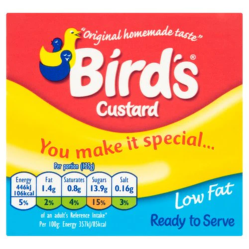 12 x Bird's Custard Carton 500G - Image 2