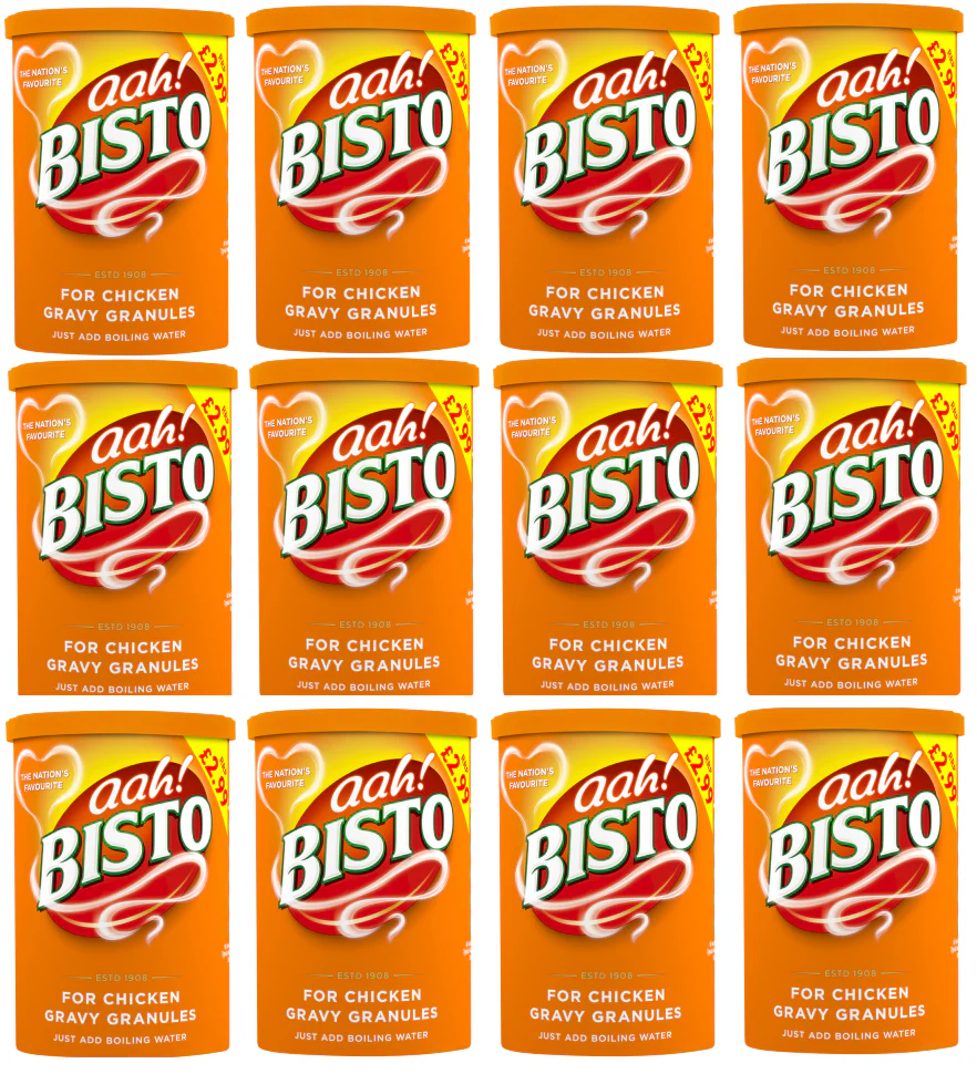 12 x Bisto Gravy Granules Chicken - 190GM