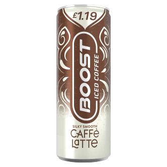 12 x Boost Iced Coffee Caffe Latte  - 250Ml - Image 2