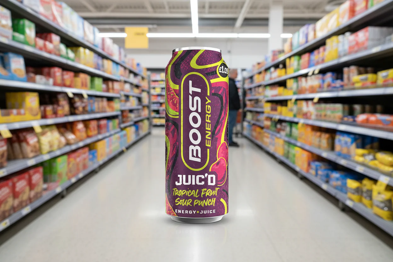 12 x Boost Juic'd Tropical Fruit Sour Punch - 500ML - Image 2