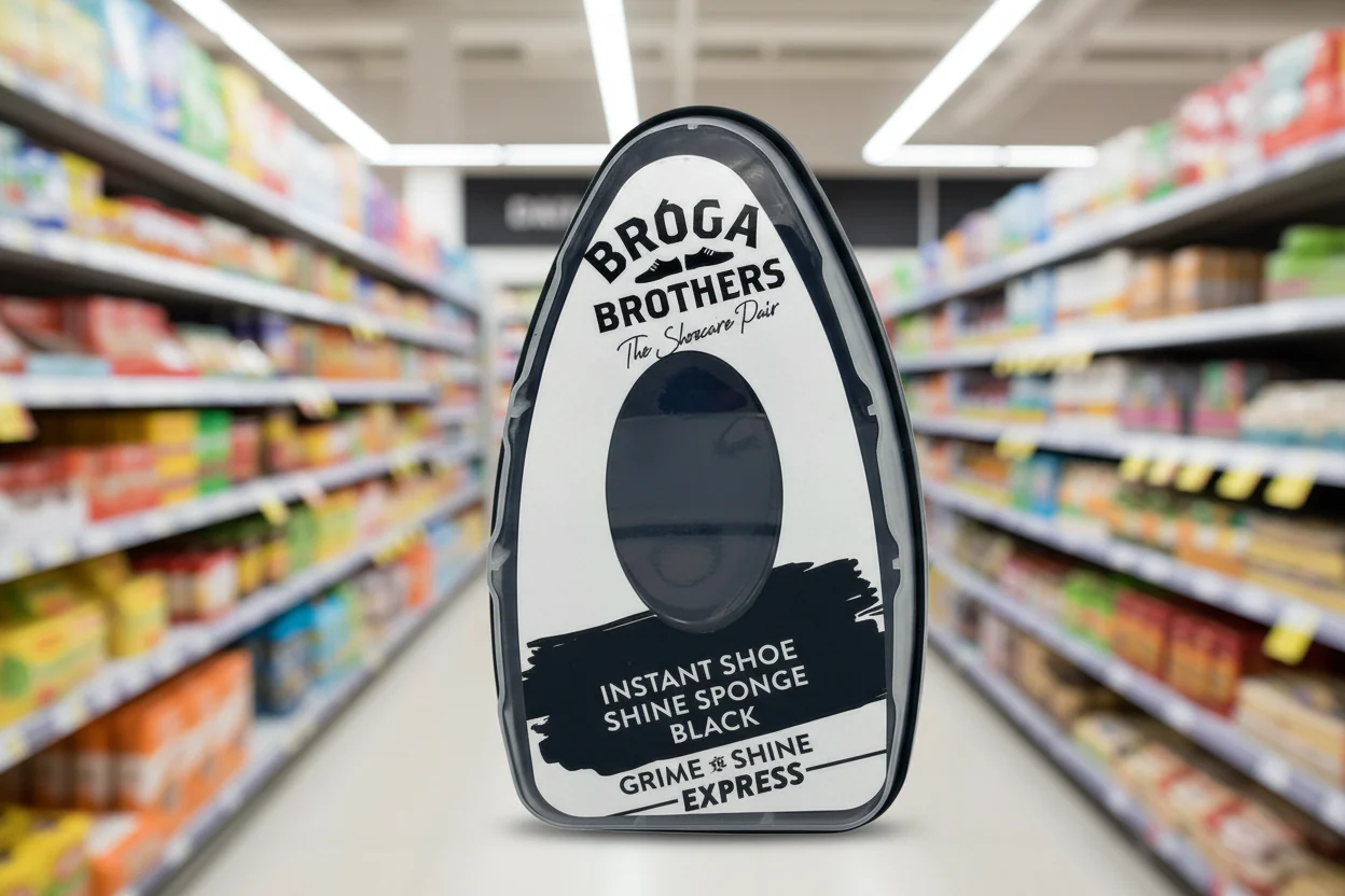 12 x Broga Brothers Black Instant Shine Sponge - Image 2