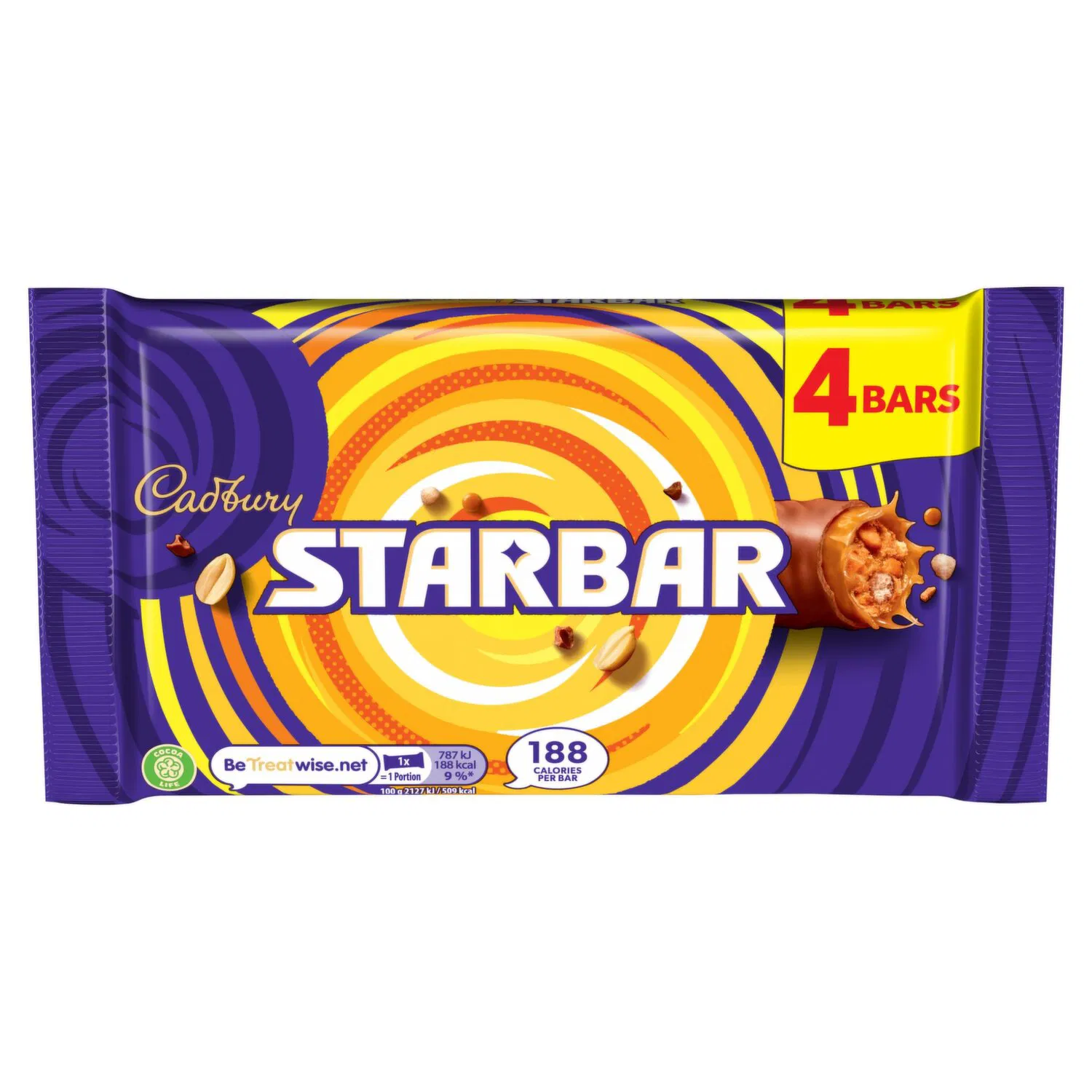 12 x Cadbury Starbar Chocolate Bar 4 PK X 42G - Image 3