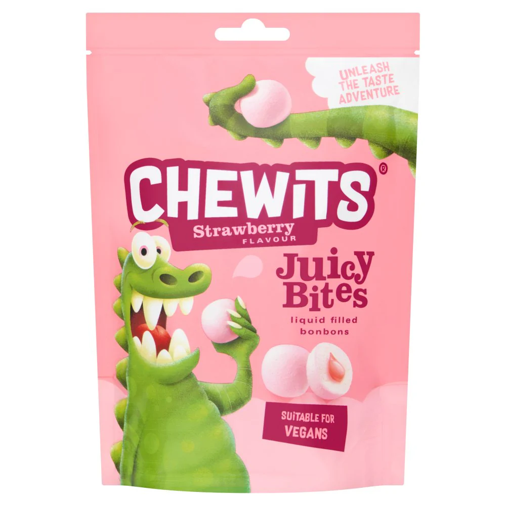 12 x Chewits Strawberry Juicy Bites - 115GM - Image 3