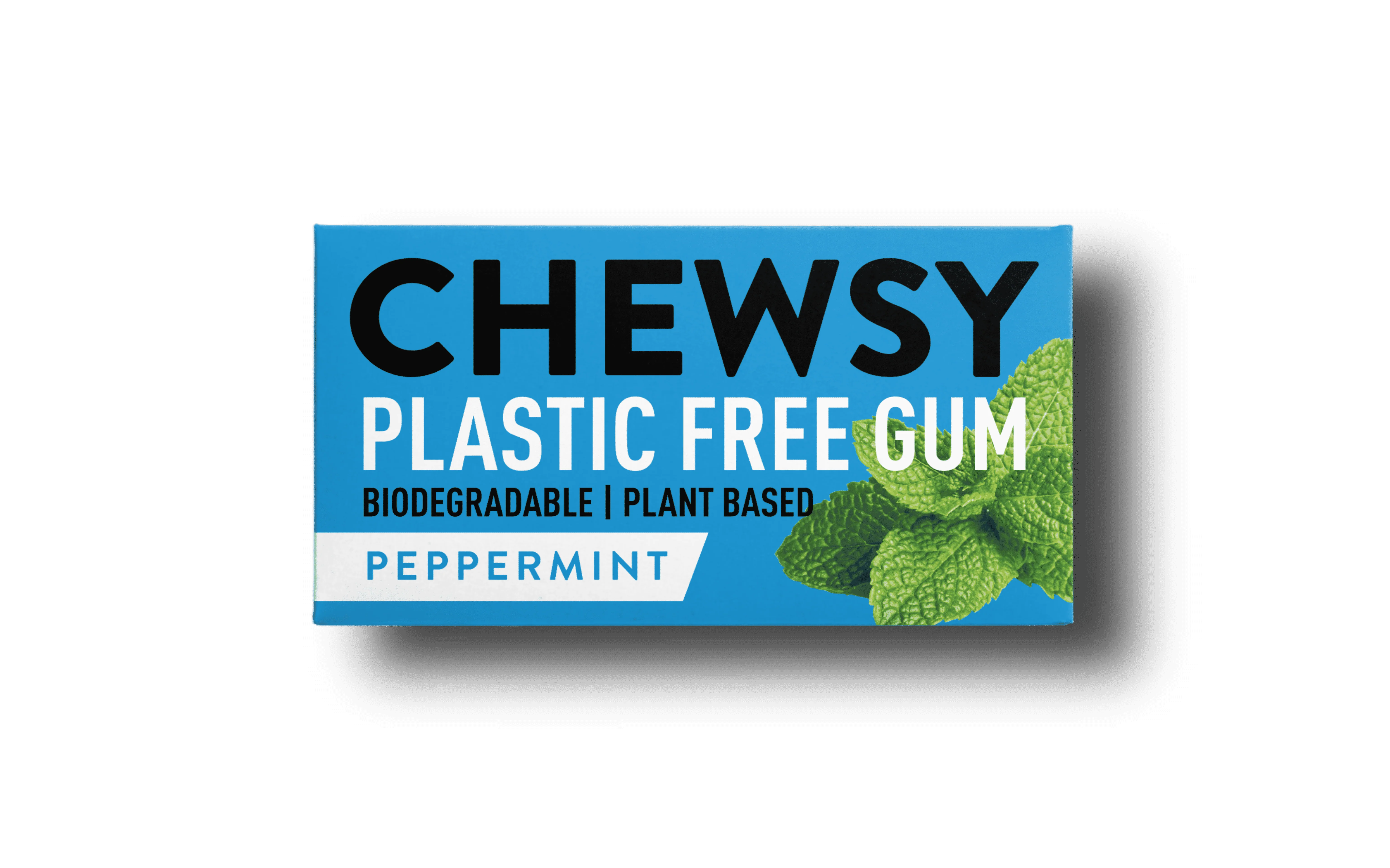 12 x Chewsy Peppermint Plastic Free Gum - 15g