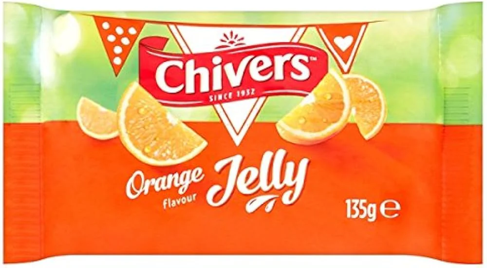 12 x Chivers Orange Flavour Jelly 135G - Image 3