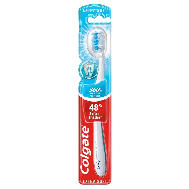 12 x Colgate 360 Sensitive Pro-Relief Extra Soft Manual Toothbrush - Image 3