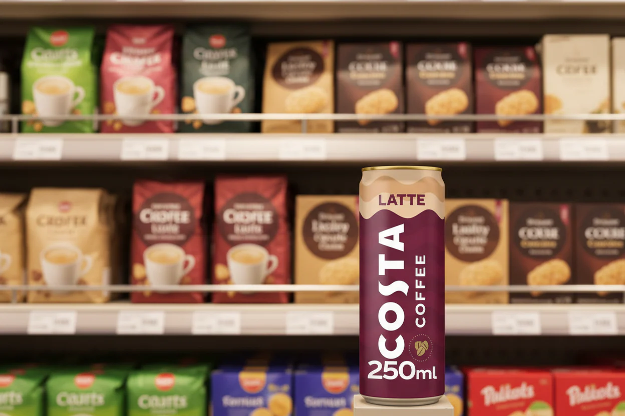 12 x Costa Coffee Latte 250Ml - Image 2