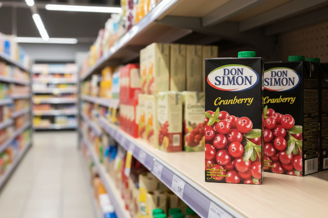 12 x Don Simon Cranberry Juice Drink 1L - Image 2