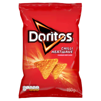 12 x Doritos Chilli Heatwave Large Bag 140Gm - Image 3