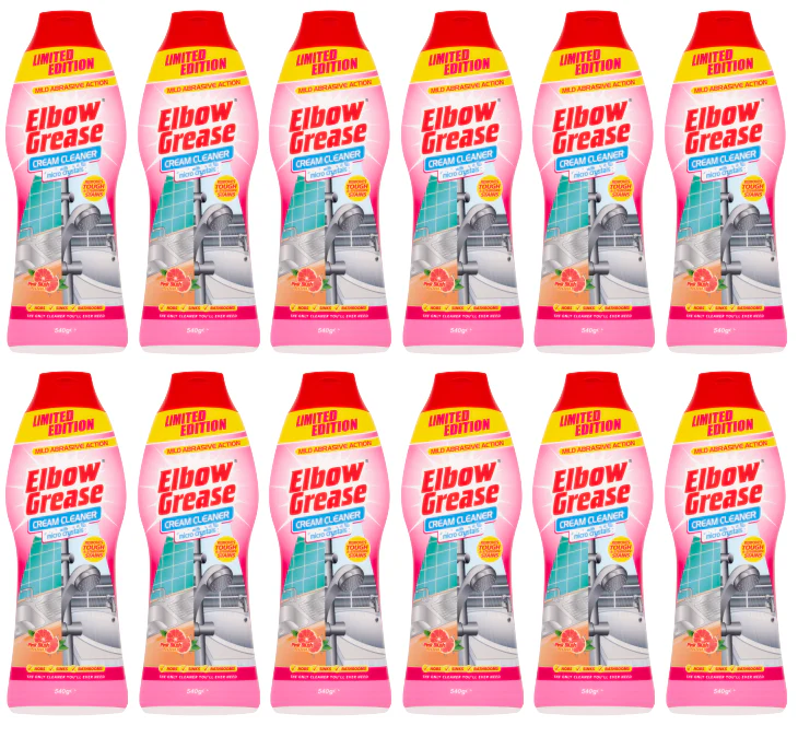 12 x Elbow Grease Pink Cream Cleaner  - 540GM