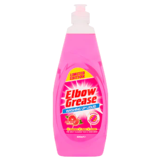 12 x Elbow Grease Pink Washing Up Liquid - 600Ml - Image 3