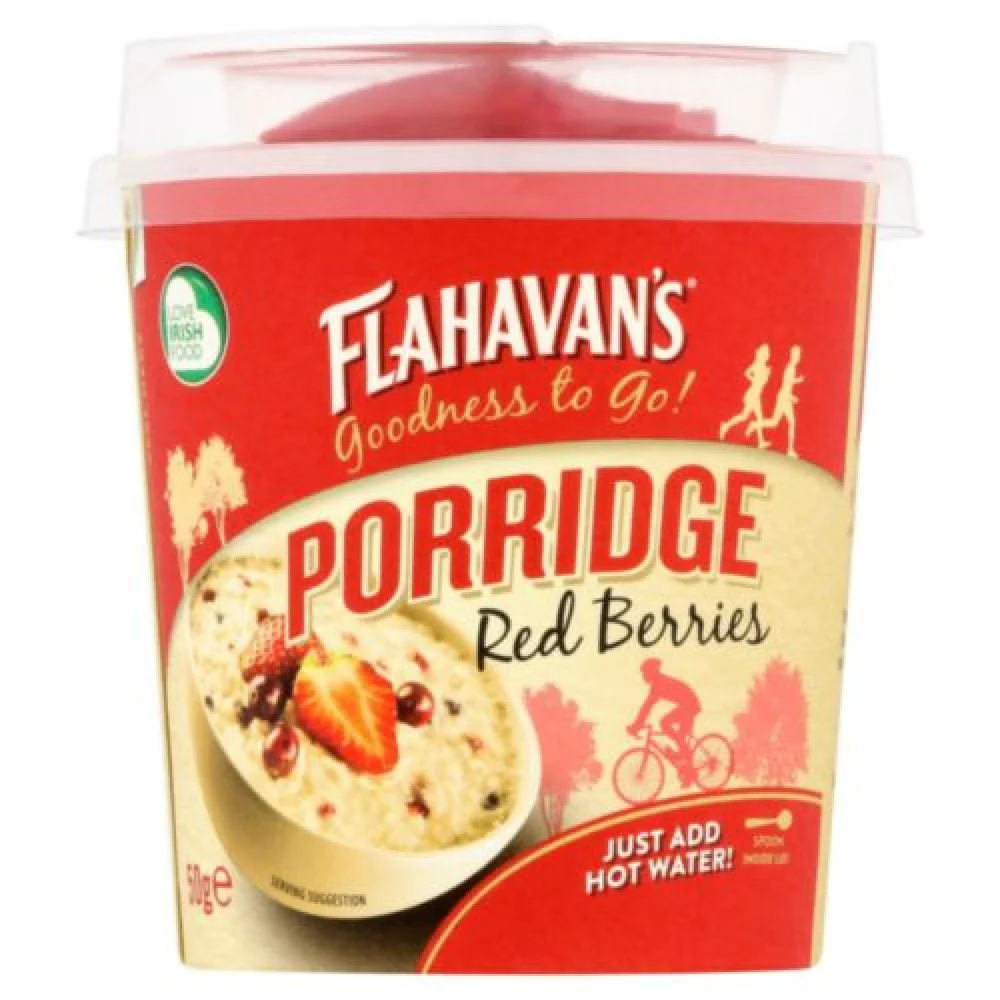 12 x Flahavan's Goodness To Go! Porridge Red Berries 50G - Image 3