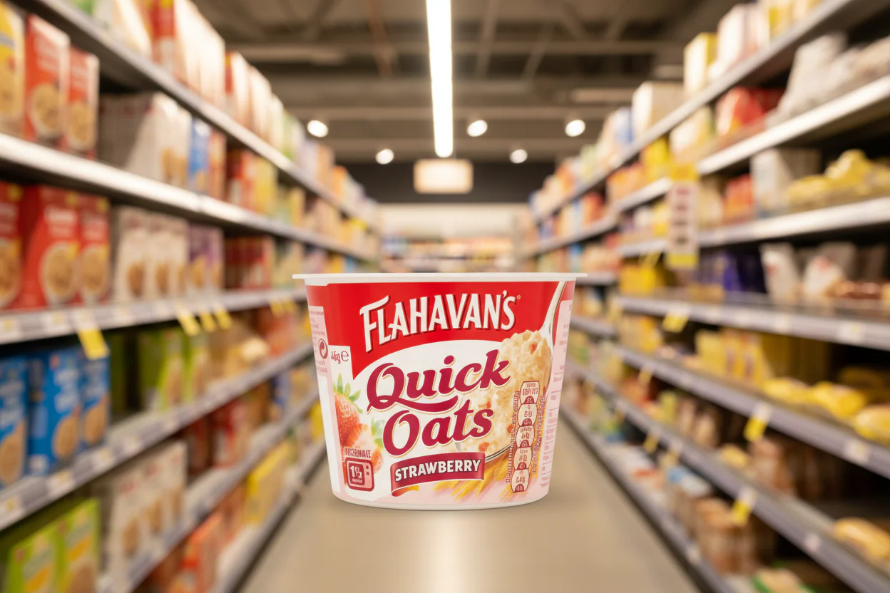 12 x Flahavan's Quick Oats Strawberry 46G - Image 2