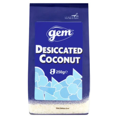 12 x Gem Desiccated Coconut 250G - Image 2