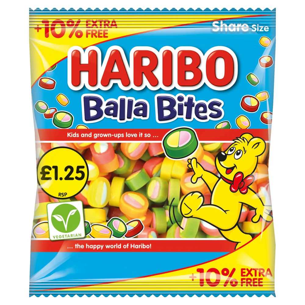 12 x Haribo Balla Bites (10% Extra Free) - 154GM - Image 3