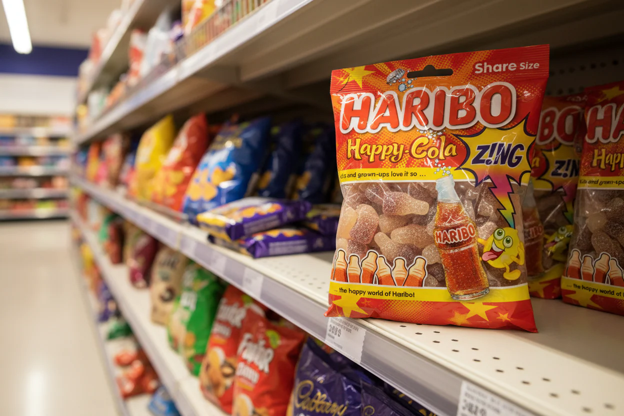 12 x Haribo Happy Cola Zing - 140GM - Image 2