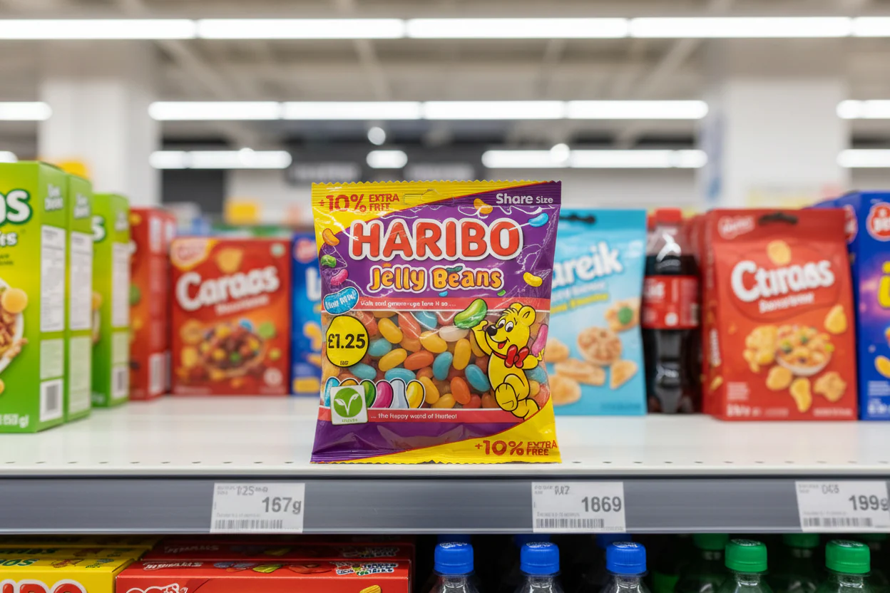 12 x Haribo Jelly Beans (10% Extra Free) - 154GM - Image 2