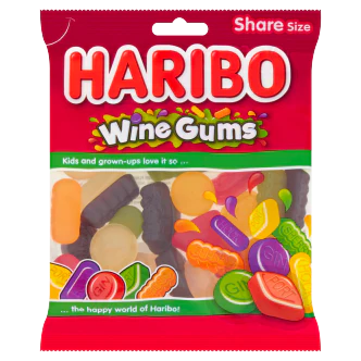 12 x Haribo Wine Gums 160Gm - Image 3