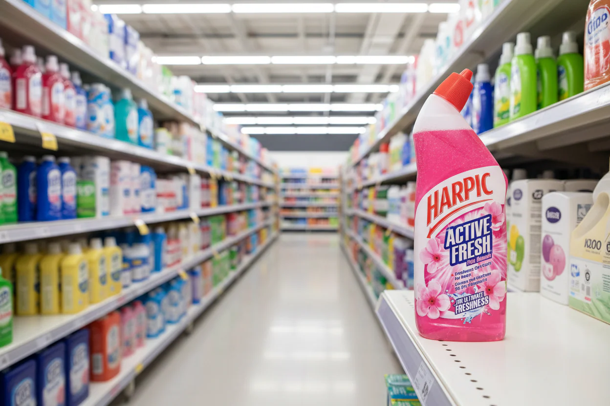 12 x Harpic Active Fresh Pink Blossom 750Ml - Image 2