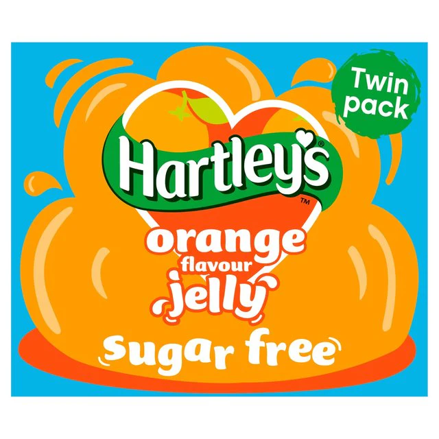 12 x Hartley's Orange Flavour Jelly Sugar Free Twin Pack 23G - Image 3