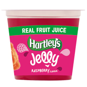 12 x Hartleys Rte Jelly Raspberry Pots 125Gm - Image 2