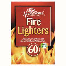 12 x Homestead Firelighetrs 60  Pk - Image 3